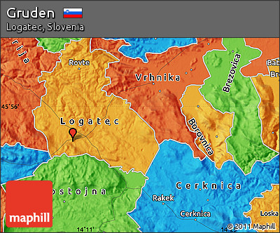 Political Map of Gruden