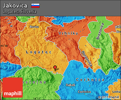 Political Map of Jakovica