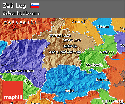 Political Map of Zali Log