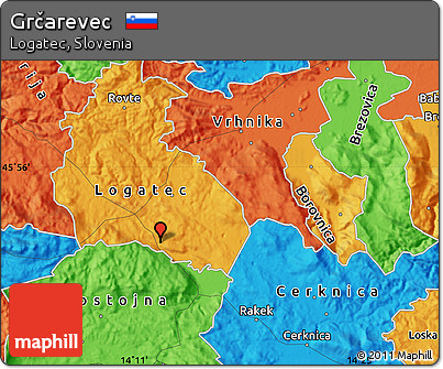 Political Map of Grčarevec