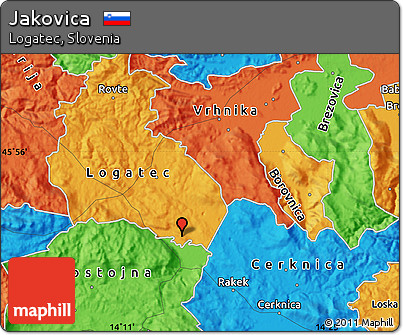 Political Map of Jakovica