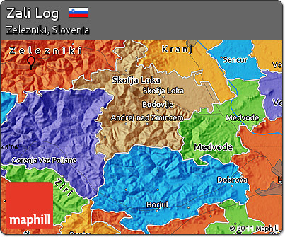 Political Map of Zali Log