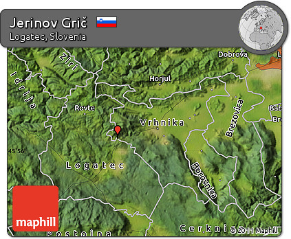 Satellite Map of Jerinov Grič