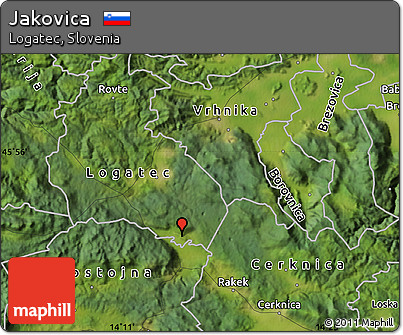 Satellite Map of Jakovica