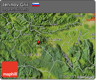 Satellite Map of Jerinov Grič