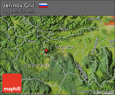 Satellite Map of Jerinov Grič