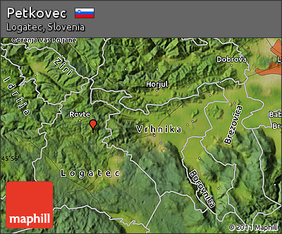 Satellite Map of Petkovec