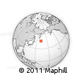 Outline Map of the Area around 46° 1' 3" N, 162° 25' 30" E, rectangular outline