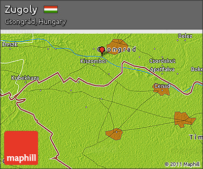 Physical 3D Map of Zugoly