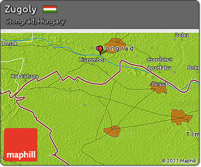Physical 3D Map of Zugoly