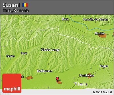 Physical 3D Map of Susani