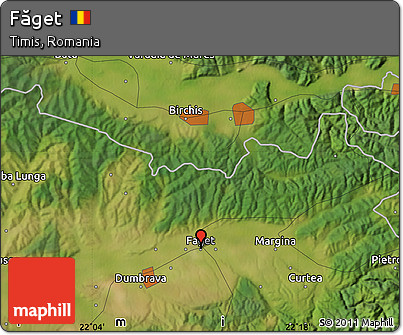 Satellite Map of Făget