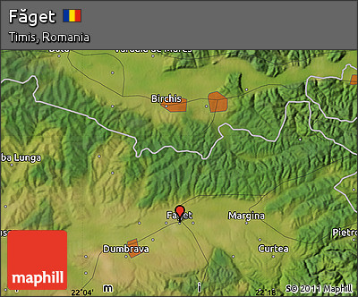 Satellite Map of Făget