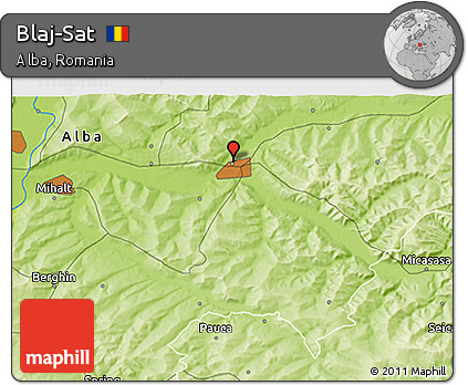 Physical 3D Map of Blaj-Sat