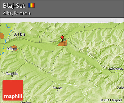Physical 3D Map of Blaj-Sat