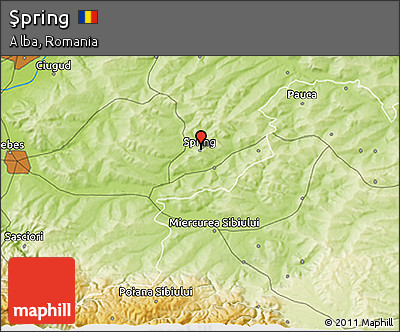 Physical 3D Map of Şpring