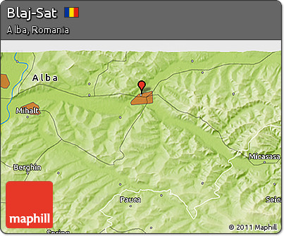 Physical 3D Map of Blaj-Sat