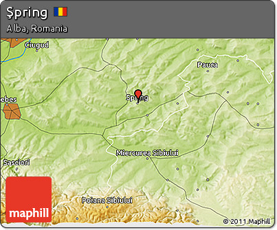 Physical 3D Map of Şpring