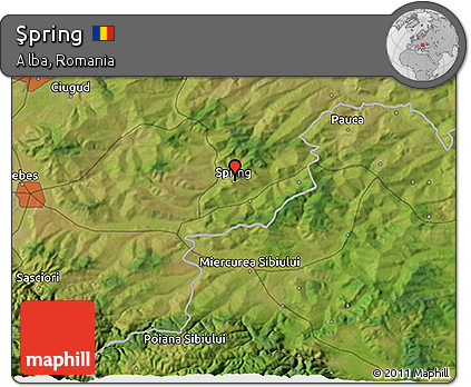 Satellite 3D Map of Şpring