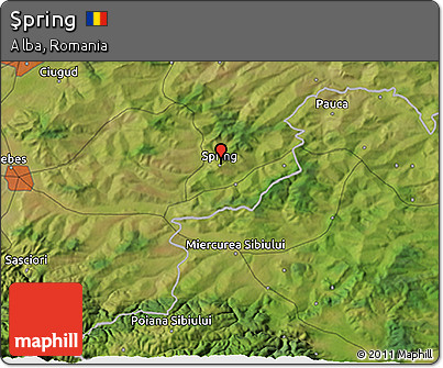 Satellite 3D Map of Şpring