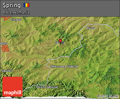 Satellite 3D Map of Şpring