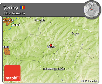 Physical Map of Şpring