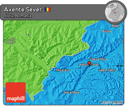 Political Map of Axente Sever