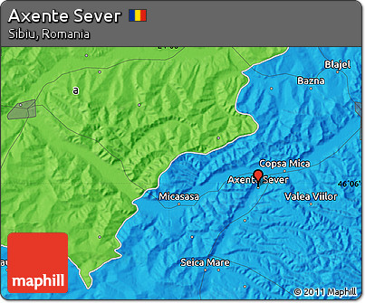 Political Map of Axente Sever