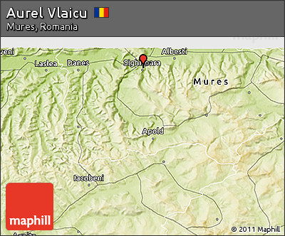 Physical 3D Map of Aurel Vlaicu