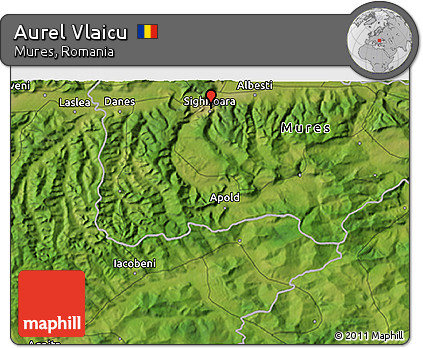 Satellite 3D Map of Aurel Vlaicu