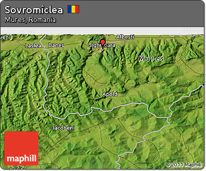 Satellite 3D Map of Sovromîclea