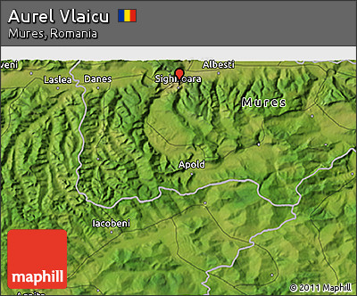 Satellite 3D Map of Aurel Vlaicu
