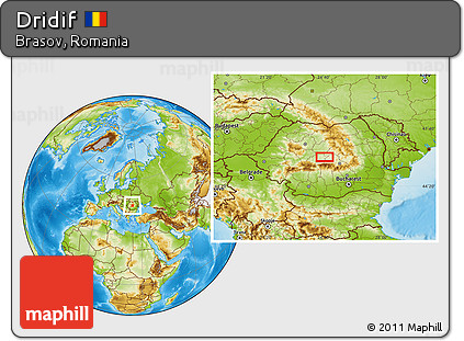 Physical Location Map of Dridif