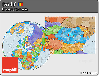 Political Location Map of Dridif