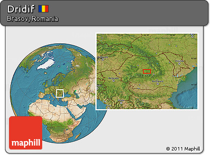 Satellite Location Map of Dridif
