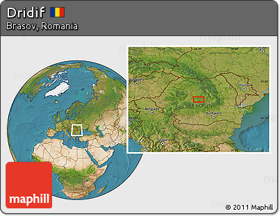 Satellite Location Map of Dridif