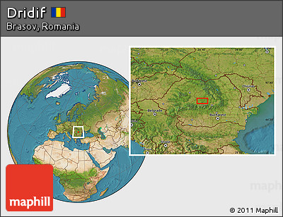 Satellite Location Map of Dridif