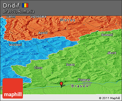 Political Panoramic Map of Dridif