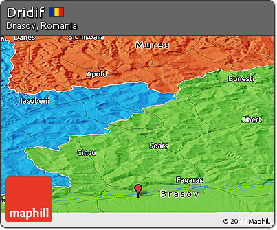 Political Panoramic Map of Dridif