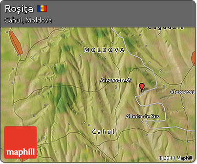 Satellite 3D Map of Roşiţa
