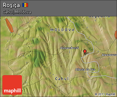 Satellite 3D Map of Roşiţa