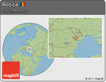 Savanna Style Location Map of Roşiţa