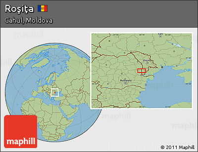 Savanna Style Location Map of Roşiţa