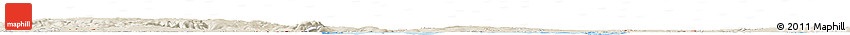 Shaded Relief Horizon Map of Scoudouc Shaded Relief Horizon Map of Scoudouc