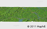 Satellite Panoramic Map of the area around 46° 1' 3" N, 69° 37' 30" W