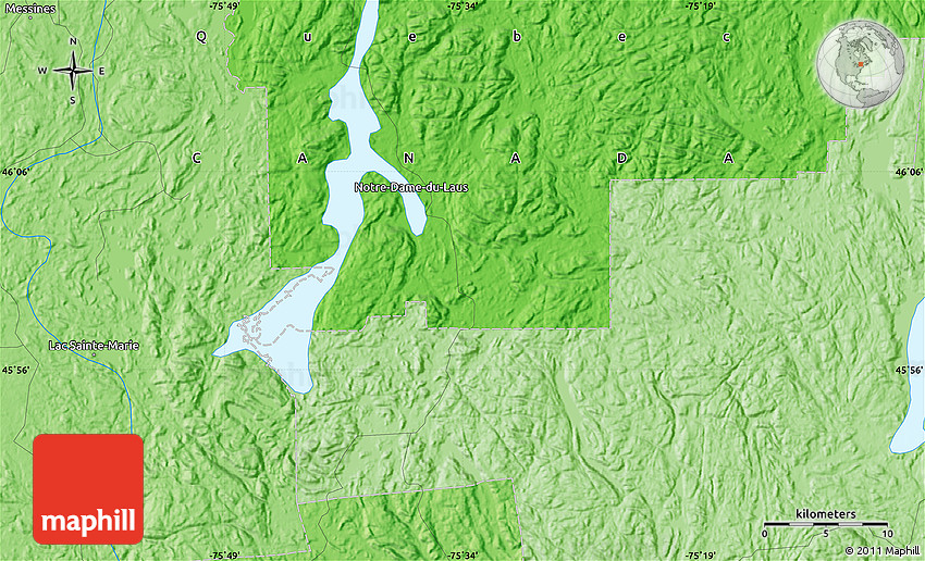 Political Map of NotreDameduLaus