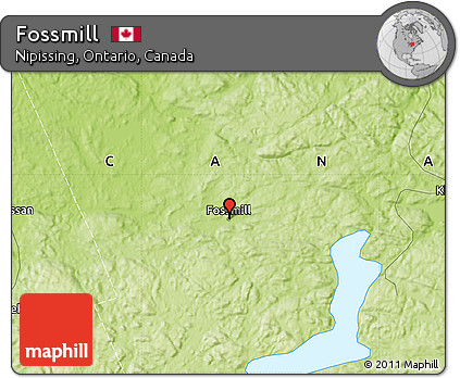 Physical Map of Fossmill