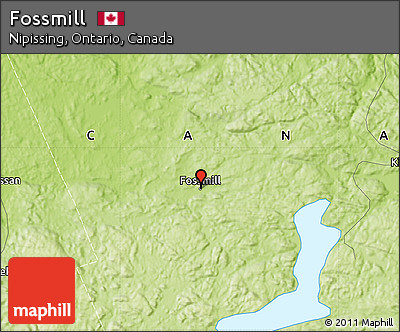 Physical Map of Fossmill