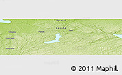 Physical Panoramic Map of Trout Creek