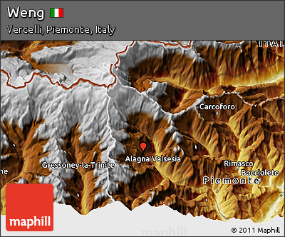Physical 3D Map of Weng